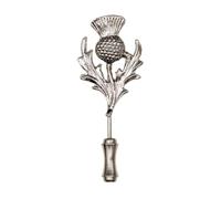 Scottish Thistle Pewter Lapel Tie Pin