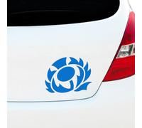 Scottish Thistle Sticker, Vinyl Decal Sticker, Car Window Bumper Sticker, Window Bumper Sticker, Scotland Rugby Sticker, Caravan Sticker, Funny Car Sticker 150mm