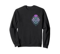 Scottish Thistle with Shield and Celtic Knots Thistle Lover Sweatshirt