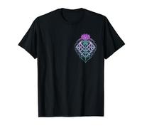 Scottish Thistle with Shield and Celtic Knots Thistle Lover T-Shirt