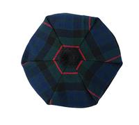 Scottish Traditional Tam o' Shatner Acrylic Wool Tammy Hat Pom Pom One Size Various Tartans Beret Balmoral Flat Kilt Bonnet (Gunn Tartan)
