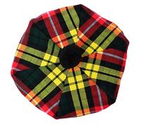 Scottish Traditional Tam o' Shatner Acrylic Wool Tammy Hat Pom Pom One Size Various Tartans Beret Balmoral Flat Kilt Bonnet (Buchnan Tartan)