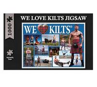 Scottish We Love Kilts Green 1000 Piece Jigsaw