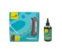 Scottoiler xSystem 3.0+ electronic chain oiler with Bluetooth App control including All Climate Biodegradable Green Scottoil