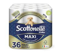 Scottonelle Soft and Quilted Toilet Paper, Pack of 36 Maxi Rolls