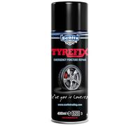 Scott's Emergency Tyre Puncture Repair Kit - Includes Easy to Use TyreFix 400ml Vehicle Tyre Inflation Sealant. No Compressor Needed