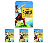 Scott's Porage Original Porridge Oats, 1 kg (Pack of 4)
