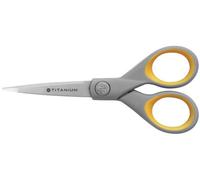 Westcott 5-inch Titanium Scissors, Yellow