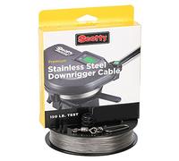 Scotty #1001K Premium Stainless Steel Replacement Downrigger Cable with Kit (300 Feet)