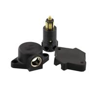 Scotty #1125 Depthpower Hella Electric Plug and Socket Black, Small