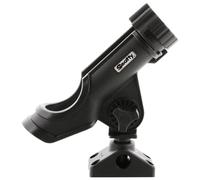 Scotty #230-BK Powerlock Black Rod Holder with #241 Side Deck Mount