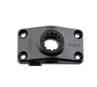 Scotty #241L-BK Locking Side Deck Mounting Bracket, Black, Small