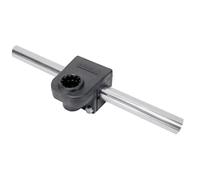 Scotty Mount Adapter #287 - Round Rail 7/8" - Black, Small