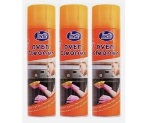 Scotvision® 3 x Insette Oven Cleaner Giant Aerosol