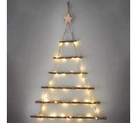 Scotvision Amazing Led Lit Twig Wall Christmas Tree Decoration New Year Gift Present