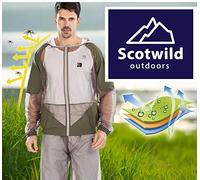 SCOTWILD MIDGE MOSQUITO SUIT COMPLETE PROTECTION - LARGE