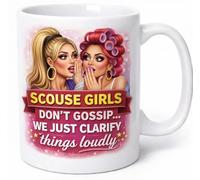 Scouse Girls Don’t Gossip We Clarify Loudly Coffee Cup Gift Mug