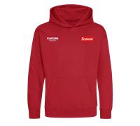 Scouse Logo Kids Hoodie - Red / 2-3 years