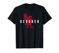 Scouser Liverpool England with Liverbird T-Shirt