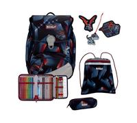Scout Alpha School bag set 4-piece black