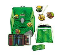 Scout Alpha School bag set 4-piece green