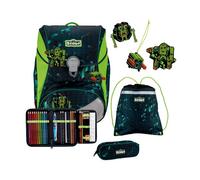 Scout Alpha School bag set 4-piece green