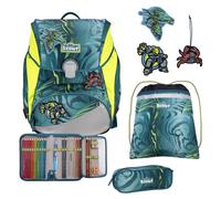 Scout Alpha School bag set 5-piece green