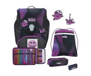 Scout Alpha School bag set 5-piece pink