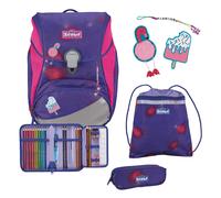 Scout Alpha School bag set 4-piece purple