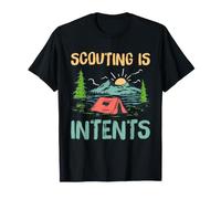 Scout Camping Humor Scouting is Intents Tent Camp Life Pun T-Shirt