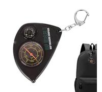 Scout Compass for Camping, High Precision Compass - Multifunctional Outdoor Scout Compass, Black Hiking Compass, Light Recognition Compass for Measurement of the Scout