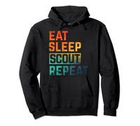 Scout Eat Sleep Repeat Watercolour Pullover Hoodie