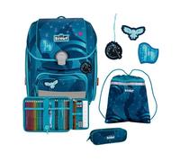 Scout Genius LED School Bag Set 4pcs. petrol