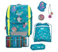 Scout Genius School bag set 4-piece petrol