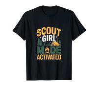 Scout Girl Mode Activated Outdoor Camping Campfire T-Shirt