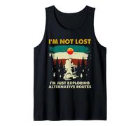 Scout Hiking Humor Not Lost Alternative Routes Outdoors Tank Top