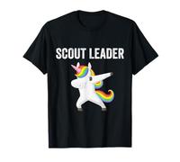Scout Leader Dabbing Unicorn Funny Scouting Gift T-Shirt