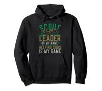 Scout Leader Is My Name Helping Cubs Is My Game Pullover Hoodie