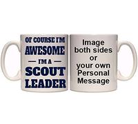 Scout Leader of Course I'm Awesome Personalised Mug (T14) 11oz & 15oz Mugs (15oz)