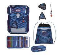 Scout Neo Exklusiv Safety Light School bag set 5-piece blue