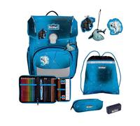 Scout Neo Exklusiv Safety Light School bag set 5-piece blue