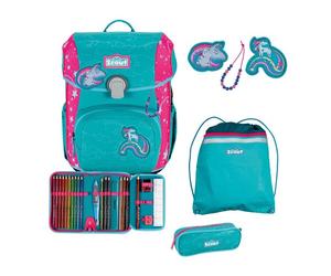 Scout Neo Exklusiv Superflash Extreme School bag set 4-piece green