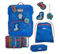 Scout Neo Exklusiv Superflash School bag set 4-piece blue