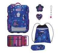 Scout Neo LED School bag set 8-piece blue