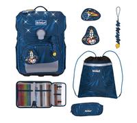 Scout Neo LED School bag set 8-piece gray