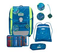 Scout Genius School bag set 4-piece blue
