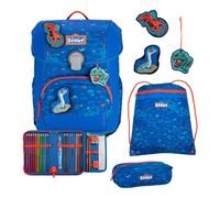 Scout satchel Superflash Neo Set 4-teilig Blue Dino