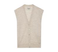 Scout Sleeveless Cardigan - female - Zadig & Voltaire - Waistcoats - Beige - S - Jackets S