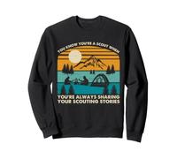 Scout Stories Camping Humor Troop Life Outdoor Campfire Sweatshirt