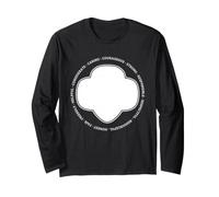 Scout Values Clover Badge Responsible Helpful Motto Circle Long Sleeve T-Shirt